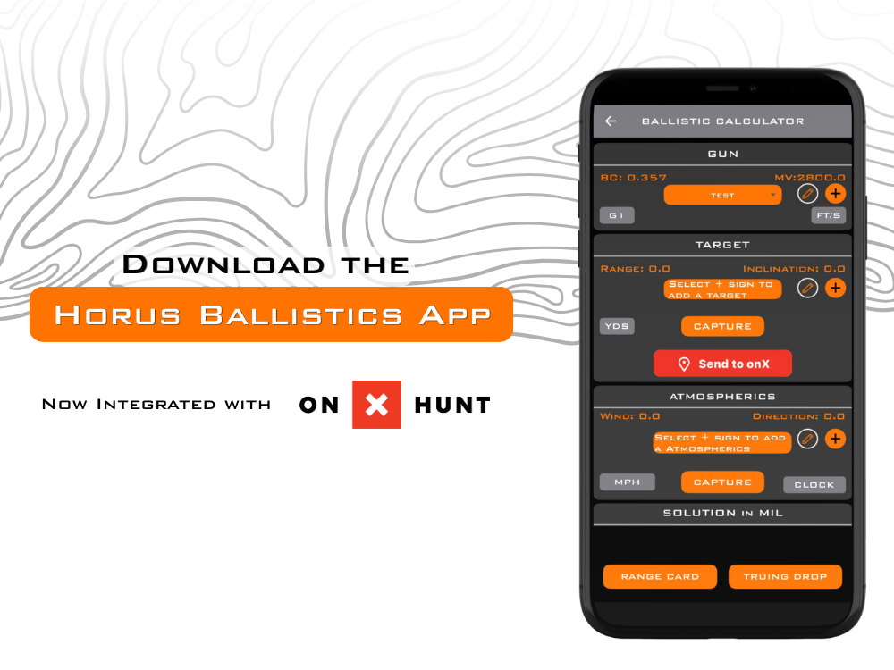 Download the Horus Ballistics App