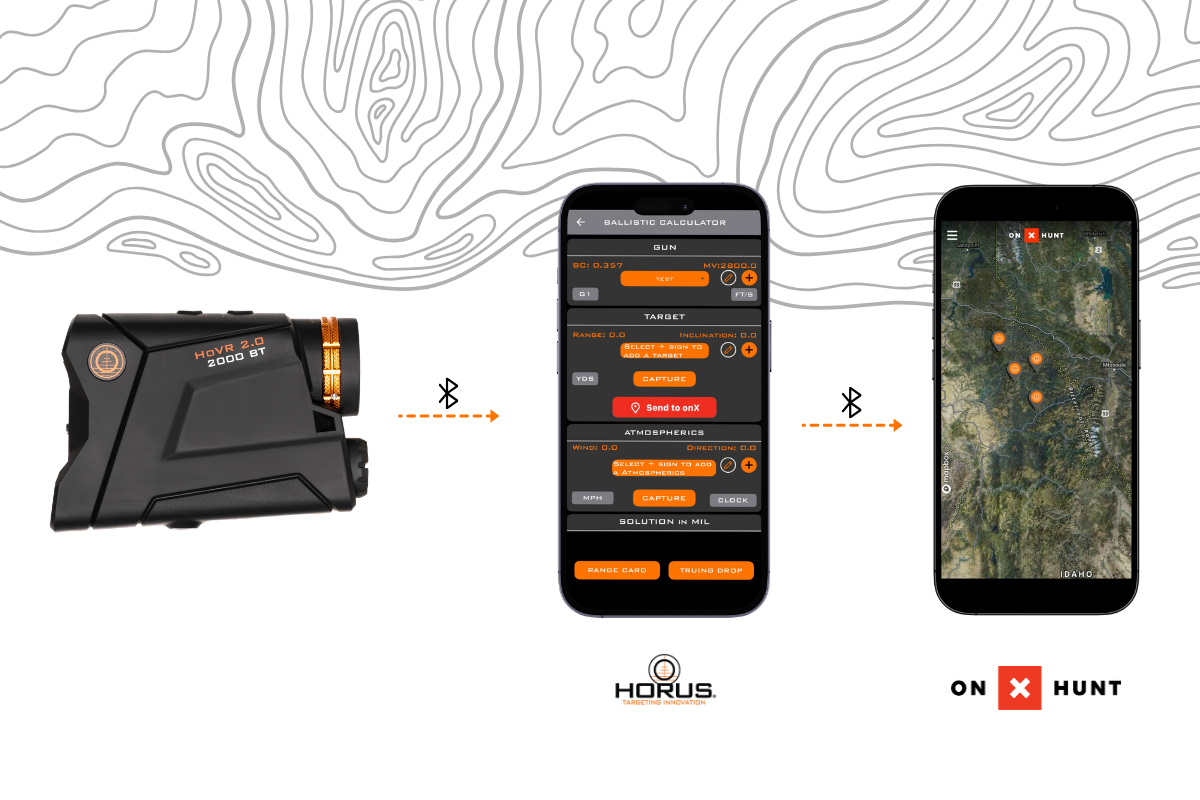 How to Range and Track Targets via the Horus Ballistics & onX Hunt Apps