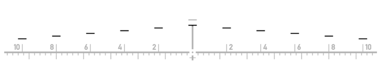 Rapid Range Bars on Reticle