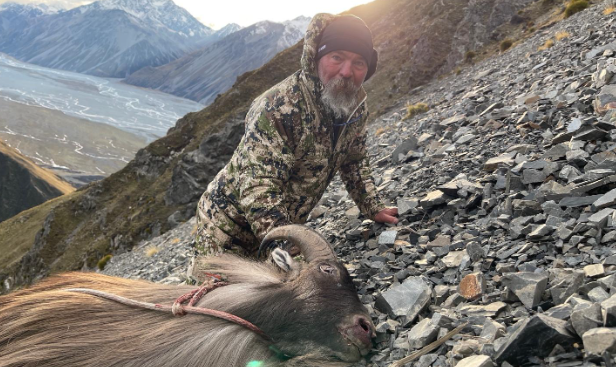 Todd Hoddnett poses with his New Zealand Tar.